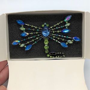 Avon sparkling dragonfly brooch- very large